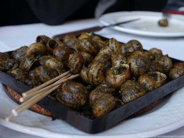 Caracoles a la llauna en Tarragona 